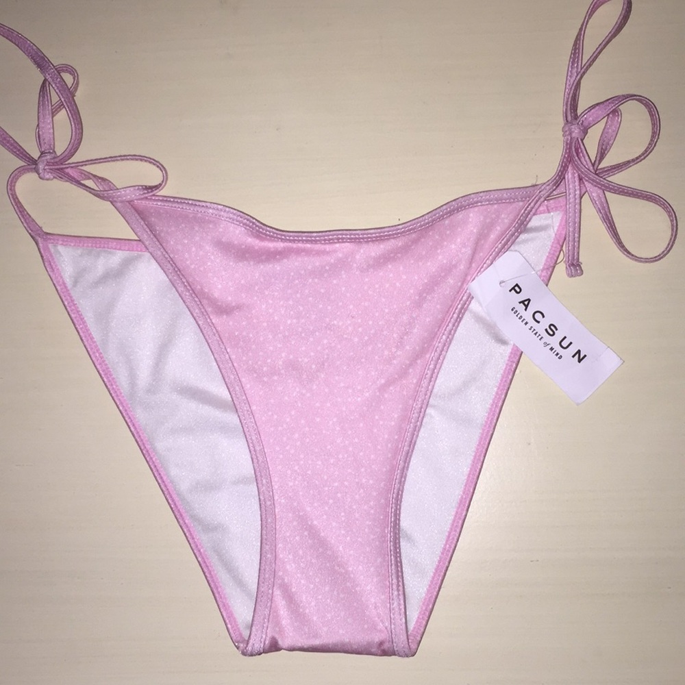 Never worn Pacsun polka dot bikini bottoms